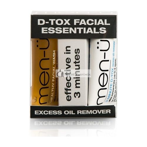 Men-u D-TOX Facial Essentials 3-minútový DTOX a hĺbkové čistenie so zdravým čistiacim gélom 15ml