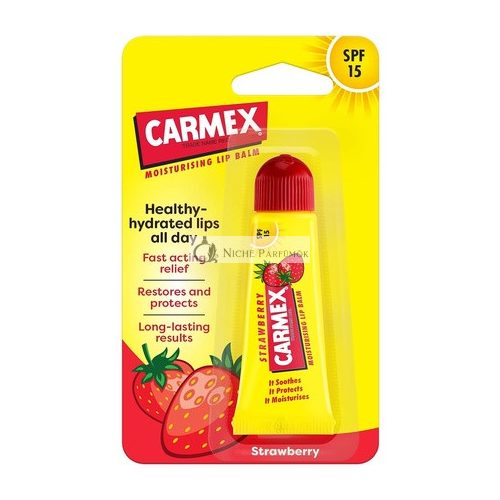 Carmex Jahodový Balzam Na Pery Tubus 10g