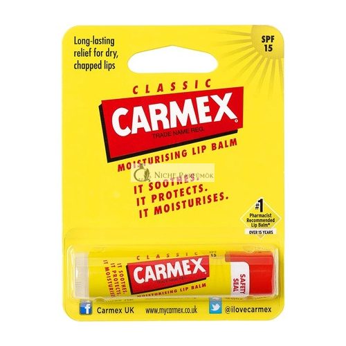 Carmex Klasický balzam na pery s SPF 15 4,25g