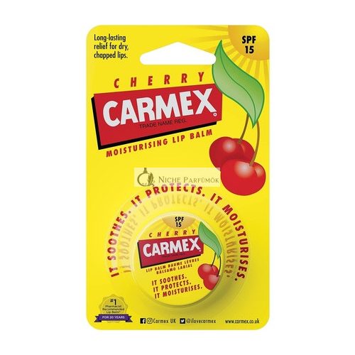 Carmex Cherry Hydratačný Balzam na Pery SPF15 - 7,5g