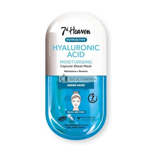 7th Heaven Hyaluronic Acid Nutriactive Hydratačná Masku s Aminokyselinami, 25g