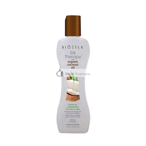 Biosilk Hodvábna Terapia Organický Kokosový Olej Leave-In Liečba, 167ml