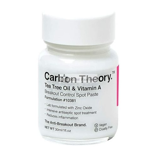 Carbon Theory Olej z Čajovníka & Vitamín A Kontrolný Prostriedok na Vyrážky 30ml