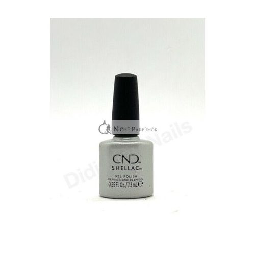 CND Shellac UV Gél Lak 7,5ml Strieborný VIP