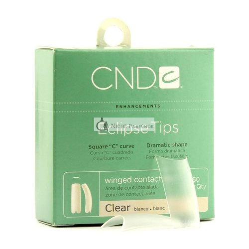 CND Brisa Sculpting Gel Eclipse Clear Tips č. 10