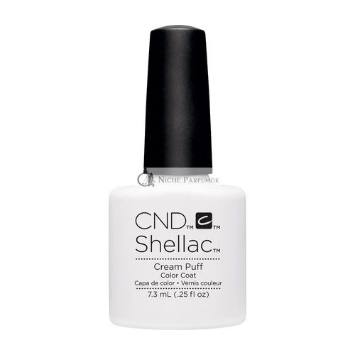 Nový CND Creative Shellac UV3 Power Polish Cream Puff, 7,3ml