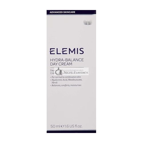 ELEMIS Hydra-Balance Denný Krém Ľahký Hydratačný Krém pre Normálnu a Kombinovanú Pokožku, 50ml