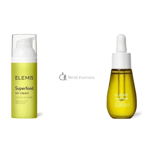 ELEMIS Superfood Denný Krém 15 ML - Prebiotický Denný Krém a Výživný Pleťový Olej