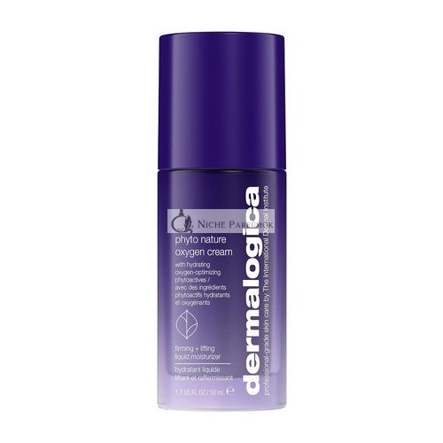 Dermalogica Phyto Nature Oxigénový Krém 50ml - Spevňuje, Zdvihá a Plní, Ľahký Denný Hydratačný Krém, Oživuje Starnúcu Pokožku, Hydratuje a Dodáva Energiu pre Mladistvý Lesk pre Všetky Typy Pleti