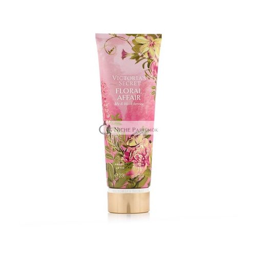 Victoria's Secret Floral Affair Liliový Púder Telový Krém 250 ml