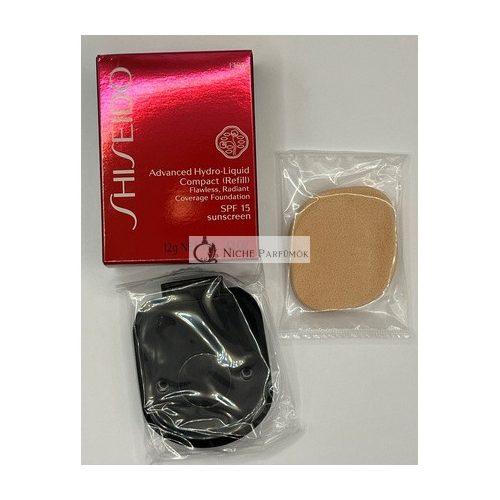 SHISEIDO Advanced Hydro-Liquid Compact Náplň, 12g, I100 Veľmi Hlboký Slonová Kosť