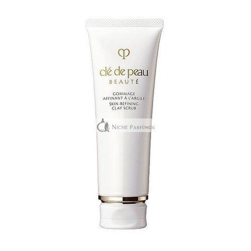 Cle De Peau Beaute Zjemňujúci pleťový peeling s modrou hlinkou - 90 ml