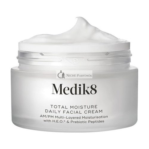 Medik8 Total Moisture Denný Krém na Tvár s Kyselinou Hyalurónovou, 50ml