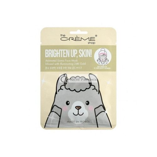 The Crème Shop Brighten Up Skin Llama Maska na tvár, 25g