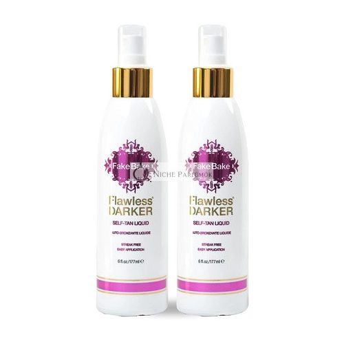 Fake Bake Flawless Darker Samoopaľovacie Tekutina s Profesionálnou Rukavicou 170ml