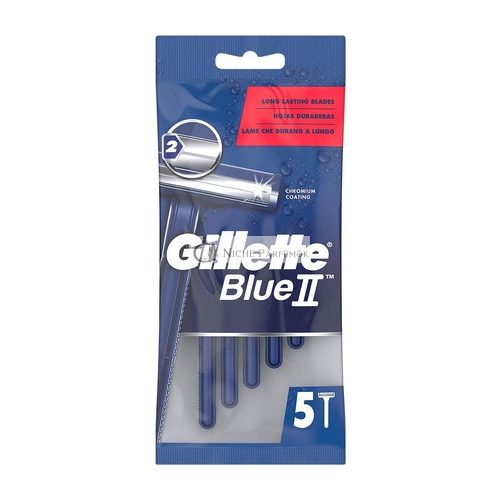 Gillette Blue II holiaci strojček 5 kusov