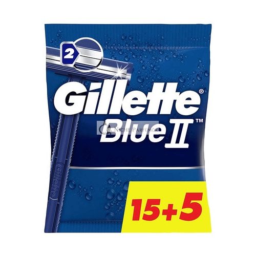 Gillette Jednorazový modrý II 15 + 5 20 kusov modrý