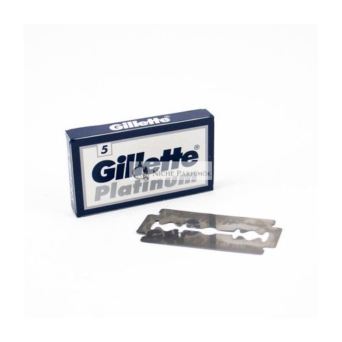 5 Gillette Platinum Dvojitá Čepeľ na Holenie (5 ks)