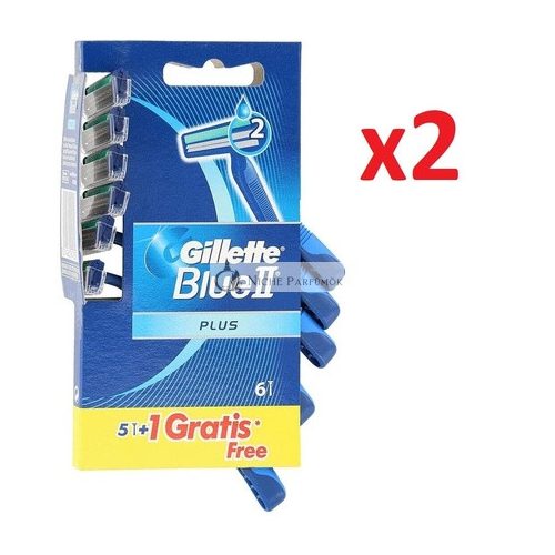 Gillette BlueII Plus pánske jednorazové holiace 5+1