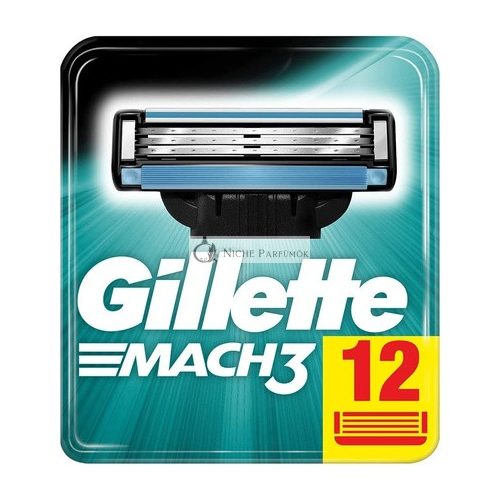 Gillette Mach3 Náhradné 12 čepele