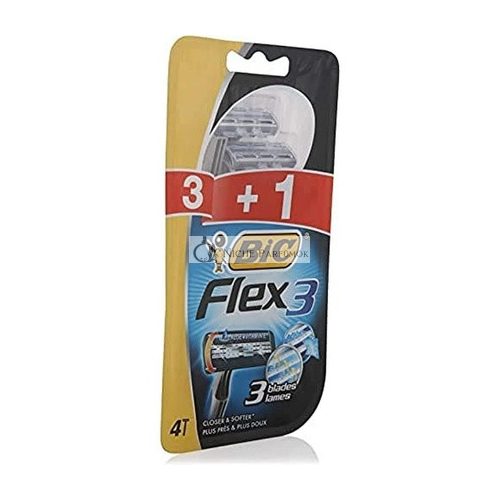 BIC Flex 3 Comfort Jednorazové Britvy 3+1 Kusy