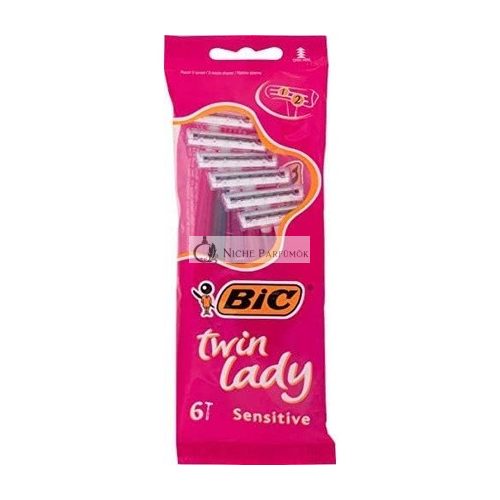 Bic Twin Lady Holiaci strojček, 6 ks jednorazových holiacich strojčekov