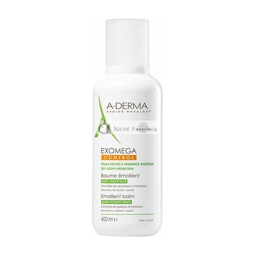 Aderma Exomega Control Emolientný telový balzam 400ml