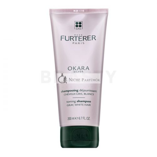 Rene Furterer Okara Silver Toning Shampoo tonizáló sampon platinaszőke és ősz hajra 200 ml