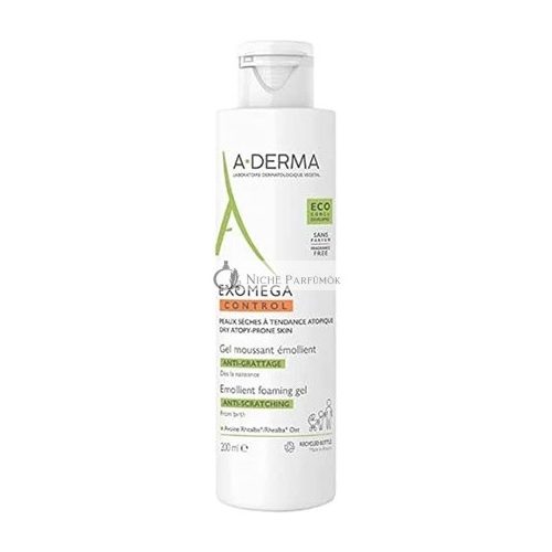 A-DERMA Exomega Control Emolientný penivý gél, 200ml