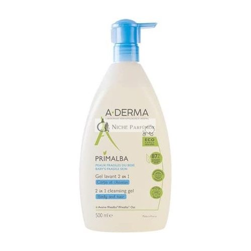 A-DERMA Primalba 2 v 1 čistiaci gél, 500ml