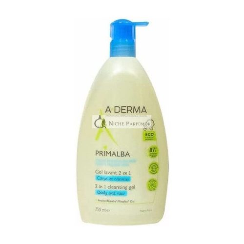 A-DERMA Primalba 2 v 1 Čistiaci gél, 750ml