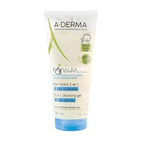 A-DERMA Primalba 2in1 Čistiaci Gél 200ml