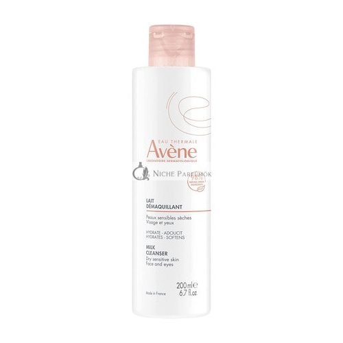 Avène Milk Face Cleanser For Dry Sensitive Skin, 200ml