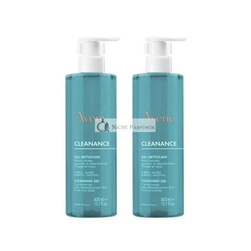 Avene Cleanance Duo Čistiaci Gél - 2 X 400 Ml