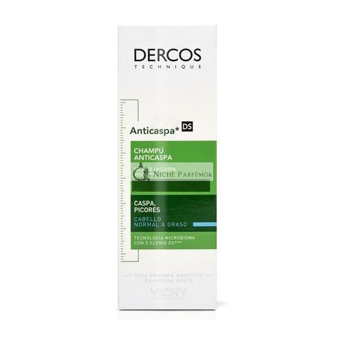 Dercos Anti-Dandruff Treatment Šampón na Mastné Vlasy, 200ml