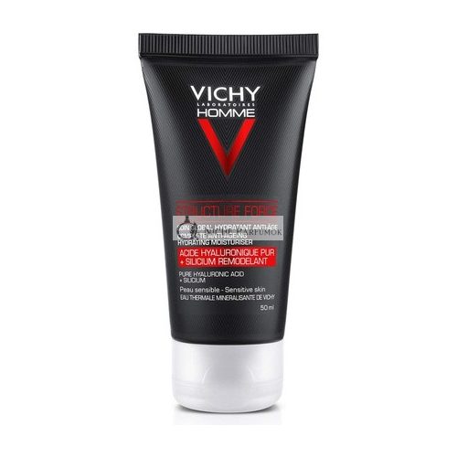 Vichy Homme Structure Force Anti-Aging Krém na Hydratáciu pre Citlivú Pokožku, 50ml