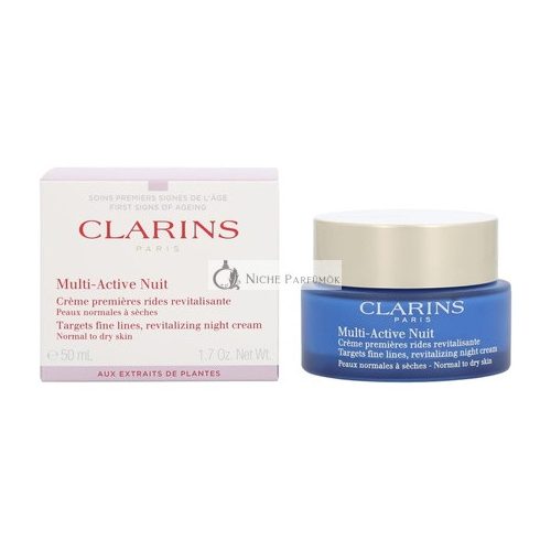 CLARINS Multi-Active Nočný Krém pre Normálnu a Suchú Pokožku, 50ml