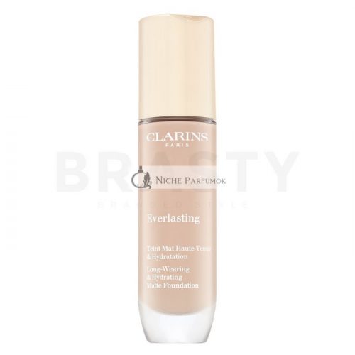 Clarins Everlasting Long-Wearing & Hydrating Matte Foundation hosszan tartó make-up mattító hatásért 107C 30 ml