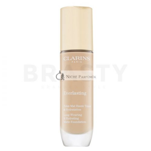 Clarins Everlasting Long-Wearing & Hydrating Matte Foundation hosszan tartó make-up mattító hatásért 110.5W 30 ml