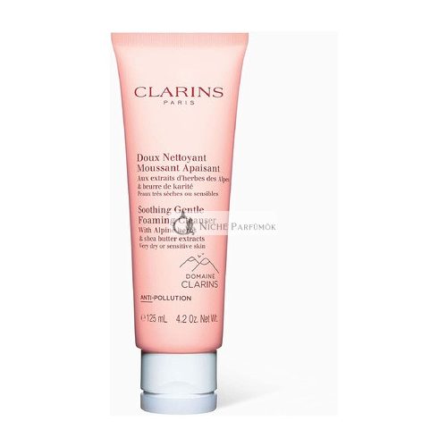 Clarins Upokojujúca jemná penivá čistiaca emulzia 125ml