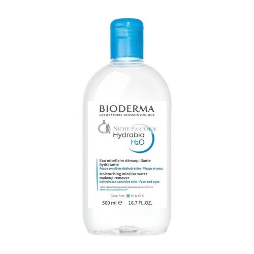 Bioderma Hydrabio H2O Čistiaca a Hydratačná Micelárna Voda pre Dehydratovanú Pokožku, 500ml