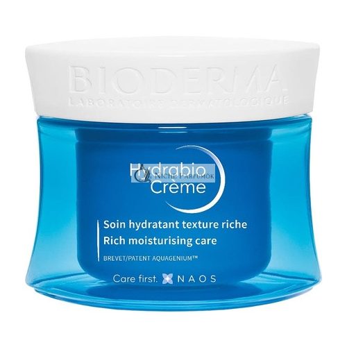 Bioderma Hydrabio Krém Bohatá Hydratačná Starostlivosť 50ml