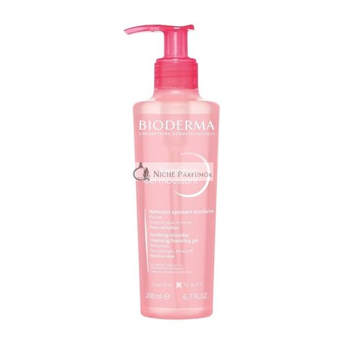 Bioderma Sensibio Moussant Jemný Čistiaci Penový Gél, 200ml