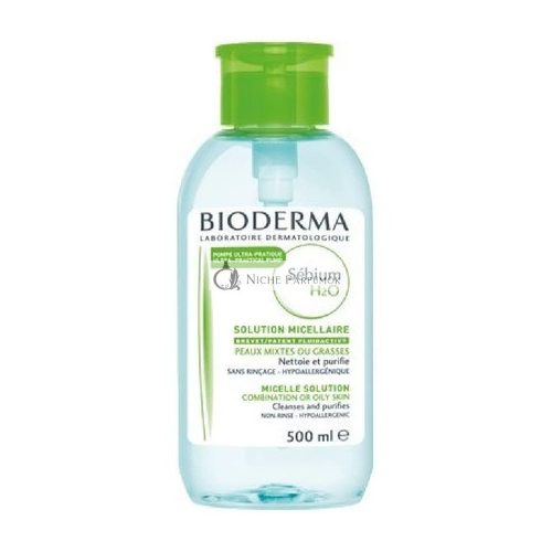 Bioderma Sebium Micellar Water s pumpou, 500ml