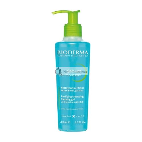 Bioderma Sebium Čistiaci Penivý Gél, 200 ml