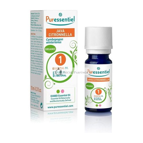 Puressentiel Bio Java Lemongrass Esenciálny Olej, 10ml