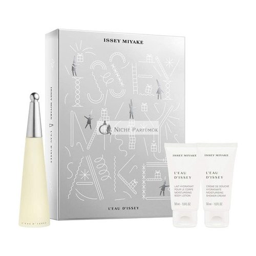 Issey Miyake L'Eau D'Issey Eau De Toilette, 50ml Sprchový gél, 50ml Telové mlieko