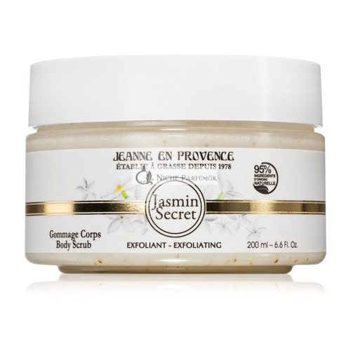 Jeanne en Provence Telový peeling - Tajomstvo jazmínu, 200ml