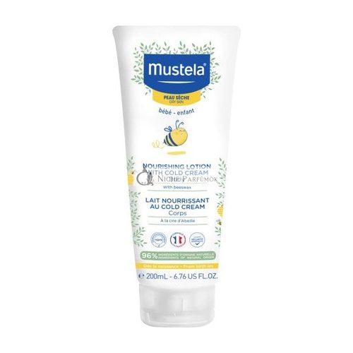 Mustela Výživné Mlieko s Studeným Krémom a Včelím Voskom 200ml