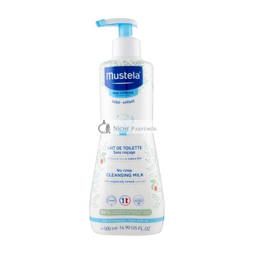 Mustela Čistiaci Mlieko bez oplachovania 500ml